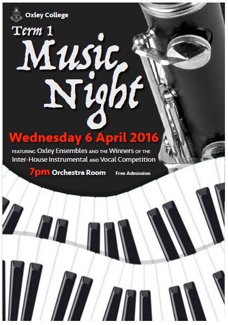 Music Night 6 April 2016